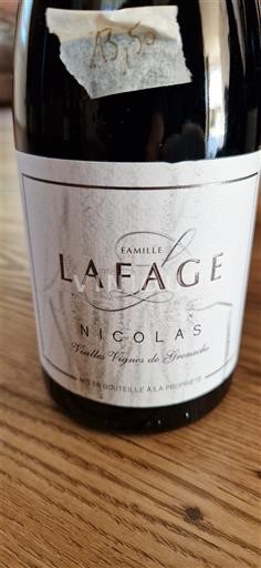 Лангедок та Руссійон Каталонські схили Domaine Lafage Nicolas Vieilles Vignes de Grenache 2022