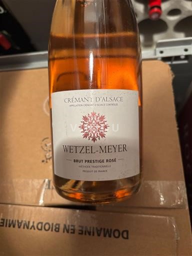 Alsazia Crémant d'Alsazia Wetzel-Meyer Brut Prestige Rosé Senza annata