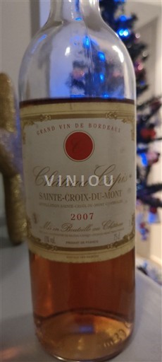 Bordeaux Sainte-Croix-Du-Mont Château Copis 2007