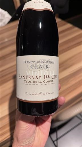 Burgundy Unspecified Premier Cru Françoise & Denis Clair Clos de la Comme 2023