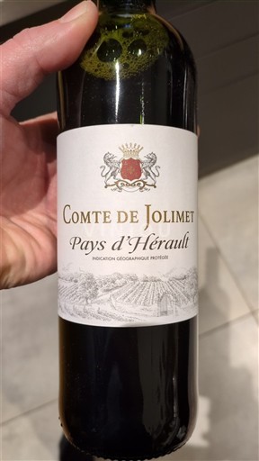 Víno Rouge sec Comte de Jolimet Non millésimé Francie Languedoc Nespecifikováno AOC