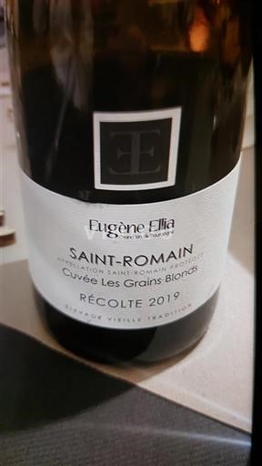 Burgundsko Saint-Romain Eugène Ellia Les Grains Blonds 2019