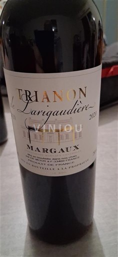 Bordeaux Margaux Larigaudière Trianon de Larigaudière 2020