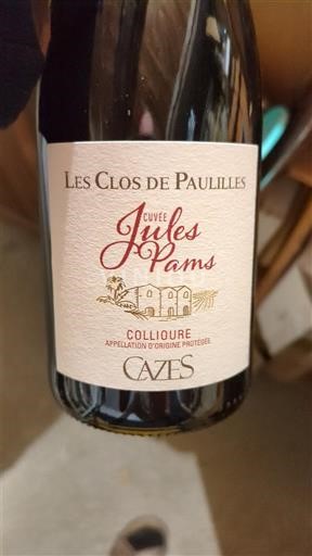 Roussillon Collioure Les Clos de Paulilles Jules Pams 2020