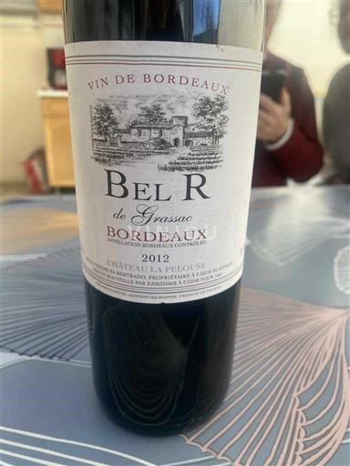 Bordeaux Château La Freloisière Bel R de Grassac 2012
