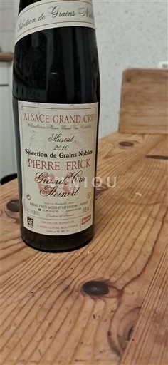 Alsazia Moscato Sélection de Grains Nobles Pierre Frick 2010