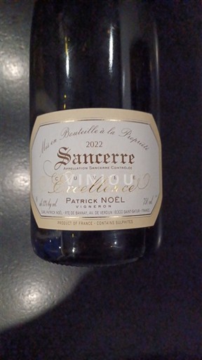 Valle del Loira Sancerre Patrick Noël Excellence 2022