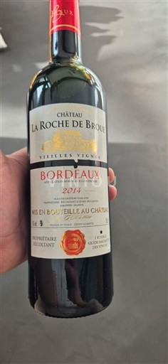 Bordeaux Château La Roche de Broue Vieilles Vignes 2014