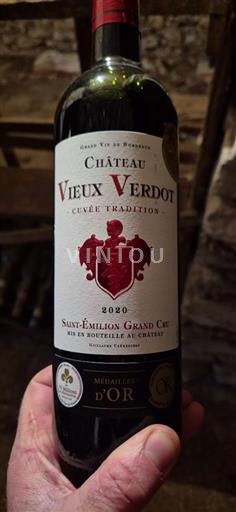 Bordeaux Saint-Émilion Grand Cru Grand Cru Château Vieux Verdot Tradition 2020