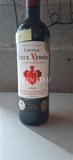 Bordo Сент-Емилион Гранд Кру Grand Cru Château Vieux Verdot Tradition 2020