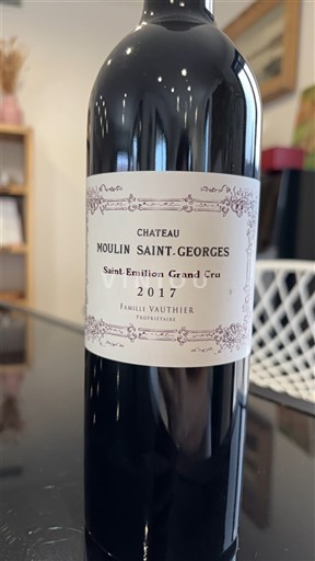 Bordeaux Saint-Émilion Grand Cru Grand Cru Château Moulin Saint-Georges 2017