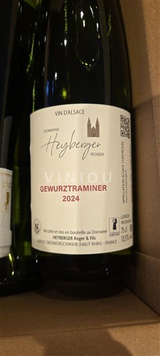 Alsace Domaine Heyberger Roger Gewurztraminer 2024