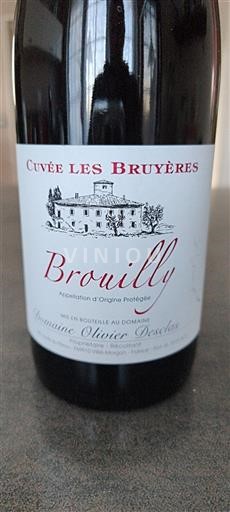 Beaujolais Brouilly Domaine Olivier Descles Les Bruyères 2024