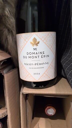 Bourgondië Mâcon en mâcon-dorpen Domaine Mont Épin Mâcon-Peronne 2024