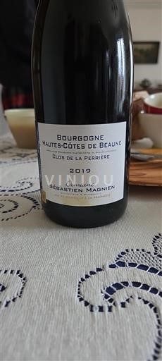 Burgundsko Hautes Côtes de Beaune Domaine Sébastien Magnien Clos de la Perrière 2019