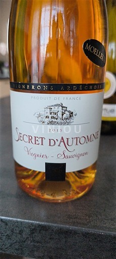 Alpes và các vùng Rhodanien Ardèche Vignerons Ardéchois Secret d'Automne 2015