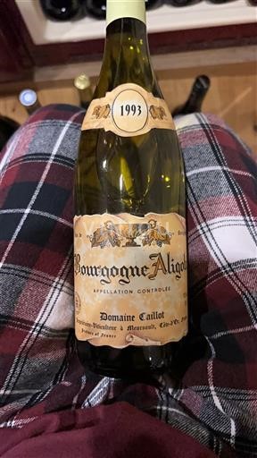 Burgundsko Bourgogne-aligoté Domaine Callot 1993