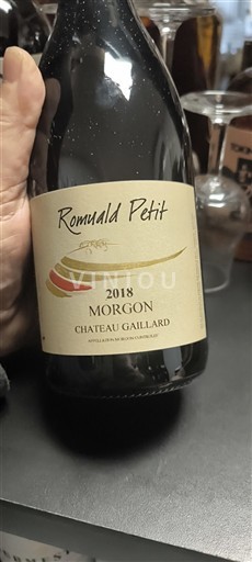 Beaujolais Morgon Château Gaillard 2018