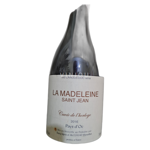 Languedoc-Roussillon Côtes de Thau La Madeleine Saint Jean de l'horloge 2016