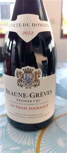 Bourgondië Niet gespecificeerd Premier Cru Château Meursault Les Trois Journaux 2022