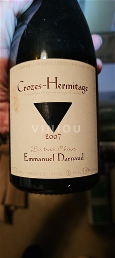 Valle del Rodano Crozes-Hermitage Emmanuel Darnaud Les trois Chênes 2007