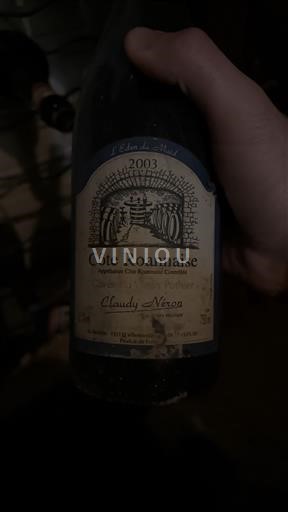 Loire Valley Côte Roannaise Claudy Néron L'Eclat du Nord 2003