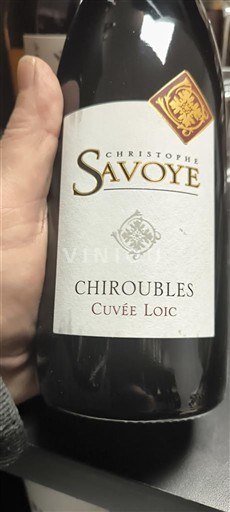 Beaujolais Chiroubles Christophe Savoye Loic 2019