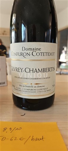 Burgundsko Gevrey-Chambertin Domaine Confuron-Cotetidot Neročník