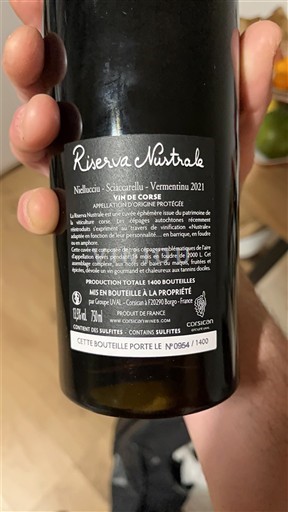 Corsica Not Specified Riserva Nustrale 2021