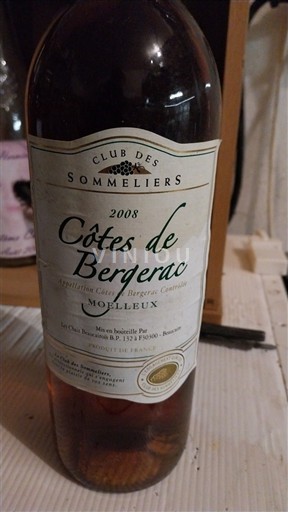 Sudoeste Côtes-de-Bergerac Club des Sommeliers 2008