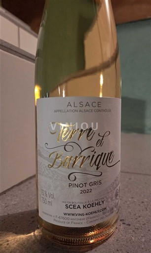 Alsace SCEA Koehly Terre et Barrique 2022
