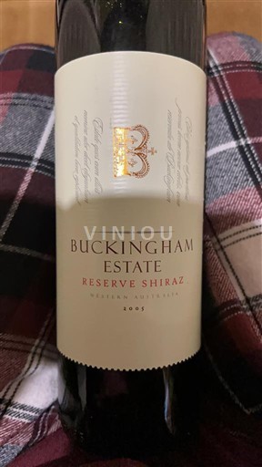 West-Australië Niet gespecificeerd Buckingham Estate Reserve Shiraz 2005