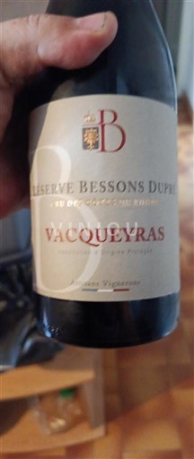 Údolí Rhôny Vacqueyras Bessons Dupuy Réserve Neročník