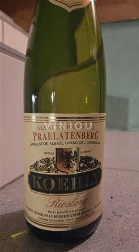 Alsazia Non specificato Grand Cru Koehly Praelatenberg Senza annata