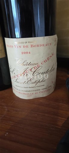 Bordeaux Saint-Estèphe Château Bel Air Coutelin 2004