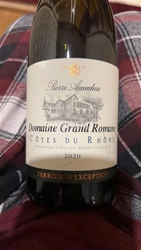 Valle del Rodano Côtes-du-Rhône Domaine Pierre Amadieu Domaine Grand Romane 2020
