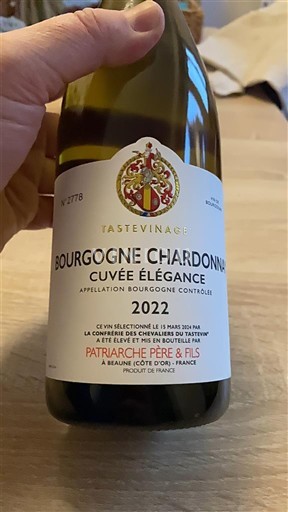 Bourgogne Bourgogne Chardonnay Patriarche Père & Fils Élégance 2022