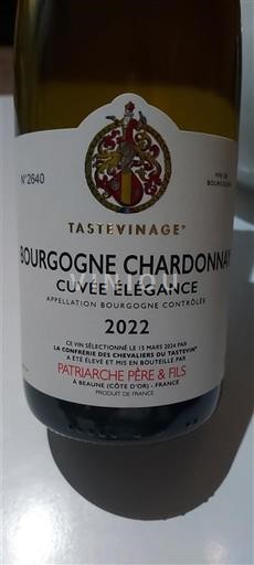 Borgogna Borgogna Chardonnay Patriarche Père & Fils Élégance 2022
