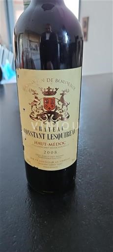 Bordeaux Haut-Médoc Château Constant Lesquern 2008