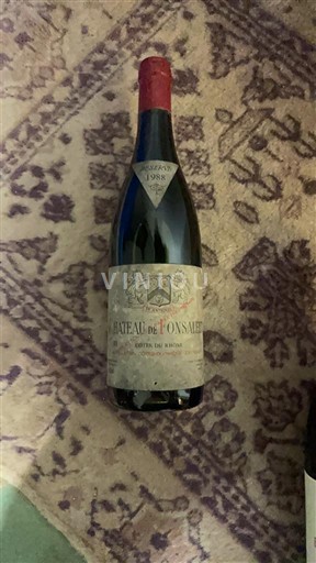 Valle del Rodano Côtes-du-Rhône Château Fonsalette 1988