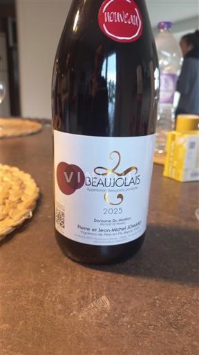 Vin Rouge sec Nouveau Domaine Miollet 2025 France Beaujolais AOC