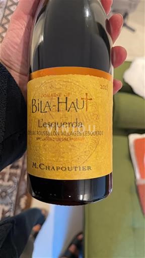 Roussillon Không được chỉ định Domaine Bila-Haut L'esquerda 2018