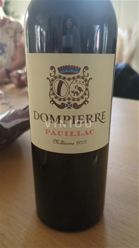 Bordeaux Pauillac Dompierre 2019
