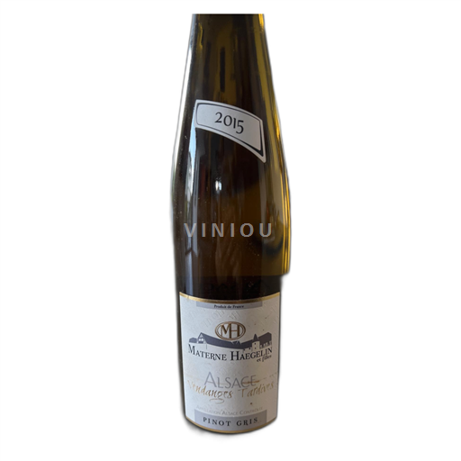 Alsácia Não especificado Materne Haegelin et filles Pinot gris Vendanges Tardives 2015