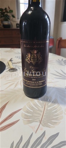 Bordeaux Haut-Médoc Château Les Gravilles 2005
