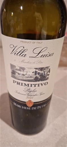 Apulië Primitivo di Puglia Villa Luisa 2023