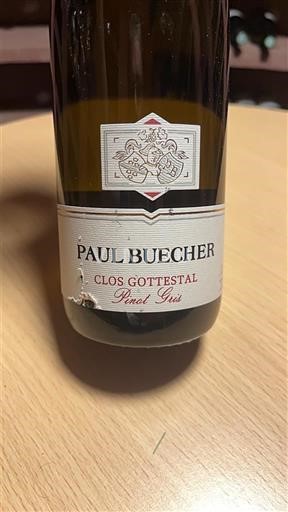 Alsacia Paul Buecher Clos Gottestal Pinot Gris 2020