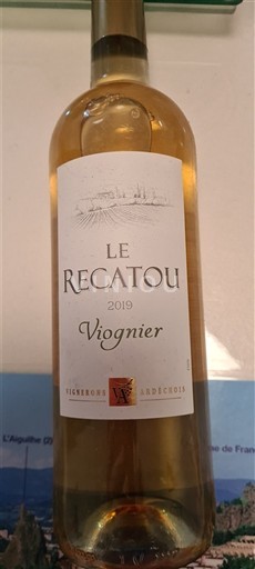 Alps and Rhone Valley Ardèche Le Recatou Viognier 2019