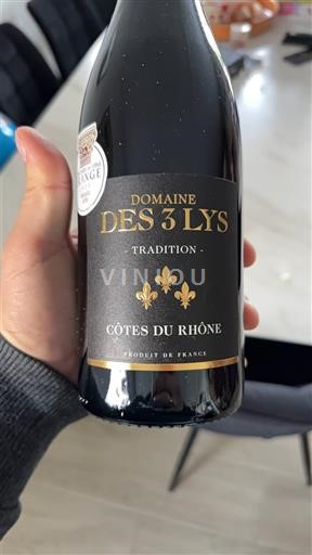 Rhônen laakso Côtes-du-rhône Domaine S 3 Lys Tradition 2024