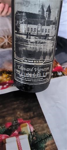 Bordeaux Edouard Vigneron Aux bords de la Serre 1990
